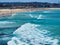 White Capped Waves and Clear Water Rips, Bondi Beach, Australia
