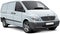 White cargo panel van