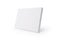 White carton box on isolated background with clipping path. Thin cardbox package for your design