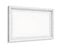 White carved picture frame on white background. 3d rend
