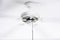 White ceiling electrical fan in motion