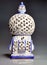 White ceramic lamp from Tunisia