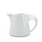 White ceramic milk pot