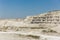 White chalk quarry landscape