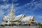 White chapel at Wat Sothonwararam