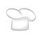 White Chef Cook Hat Realistic Stylish 3D Design
