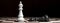 White chess king standing on the chess board, black king down broken. 3d illustration