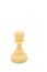 White Chess Pawn