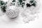 White christmas ball decoration