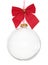 White christmas decoration ball