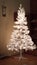 White Christmas tree (plain)