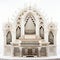 White Church Organ: Gothic Grandeur In Petrina Hicks Style