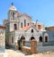 White church in Pyrgi, Chios, Greece