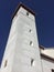 White Church Steeple in Albaicin Granada Spain