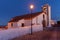 White church in the Village Marvao Alentejo Portugal