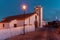 White church in the Village Marvao Alentejo Portugal