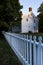 White Clapboard Sided Building - Shaker Village of Pleasant Hill - Central Kentucky