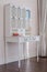 White classic dressing table