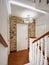 White Classic Wooden Staircase Interior Design