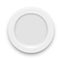 White Clean Dining Plate