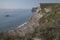 The white cliffs and blue waters - Durdle Door, Dorset, England.