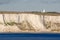 White Cliffs of Dover and South Foreland lighthous