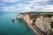 White cliffs of Etretat and the Alabaster Coast, Normandy, Franc