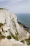 White cliffs south coast of Britain, Dover, famous place for archaeological discoveries and tourists destination