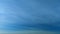 White Cloud With Blue Sky Background. Beauty Clear Cloudy In Sunshine Calm Bright Winter Air. Timelapse.