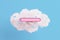 White clouds theme. search engine box pastel digital online learning study internet website world wide web information.