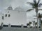 White Coastline Mosque & Palm Trees, Jeddah Cornish Coastline, Jeddah, Saudi Arabia