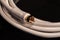 White Coax cable for satelite cable video audio connections