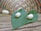 White cocoon and mulbery leaf on dead tree