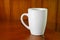 White coffee mug