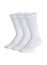 White color short mini socks mockup for design isolated on white background. Set of short socks for sports as mock up and label