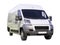 White commercial delivery van