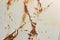 White corroded metal background. Rusty and scratched painted metal wall. Rusty metal background with streaks of rust