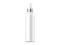 White cosmetic bottle with dispenser mockup. Beauty skin care product container with pump mock up