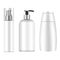 White cosmetic bottle mockup Cosmetic product pack