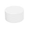 a white Cosmetic Jar isolated on a white background