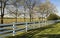 White country fence