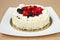 White Cream Icing Cake with Fruits