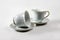 White Cup and coffee saucer. Coffee set. Cup of tea.