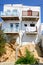 White Cycladic architecture in Chora