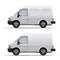 White delivery van