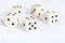 White dice