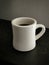 White Diner Style Coffee Cup