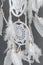 White dreamcatcher - native American amulet