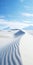 White Dunes In Snowy Landscape: Maya Rendered High Quality 8k Photo