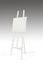 White easel